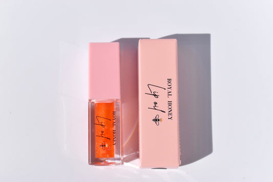 Peach lip oil